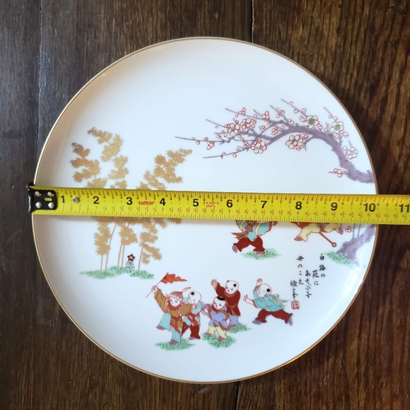 SOLD Japanese Fukagawa Porcelain Plate Numbered Edition with Certificates - Picture 13 of 13